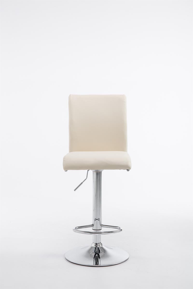 Sgabello Caglieron in similpelle crema