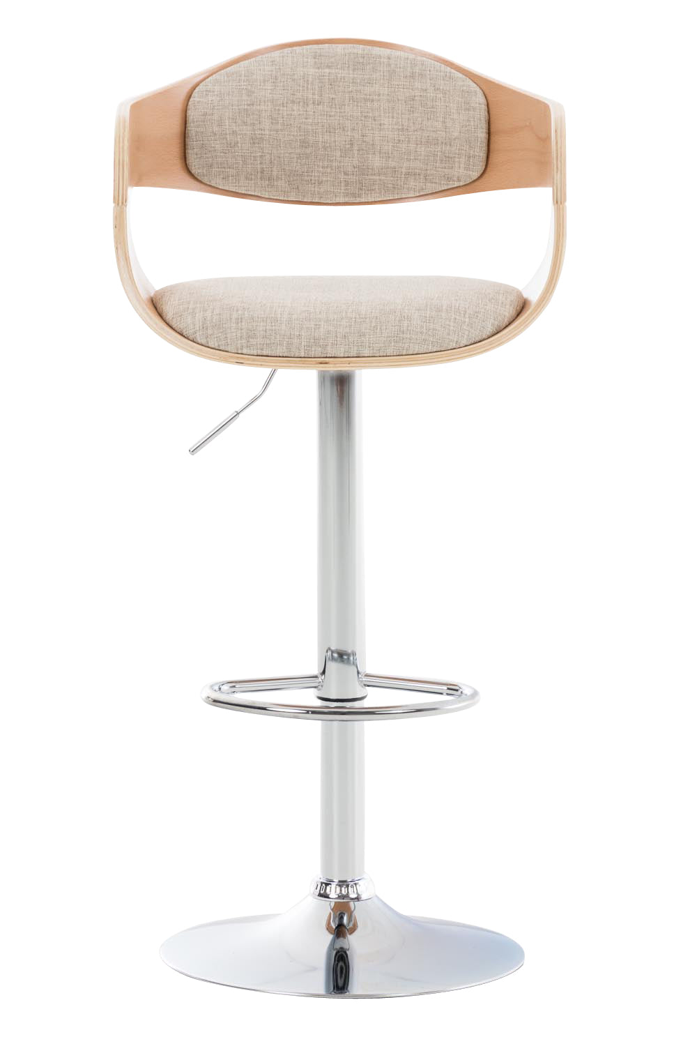 Arabba kitchen stool in natural/cream fabric