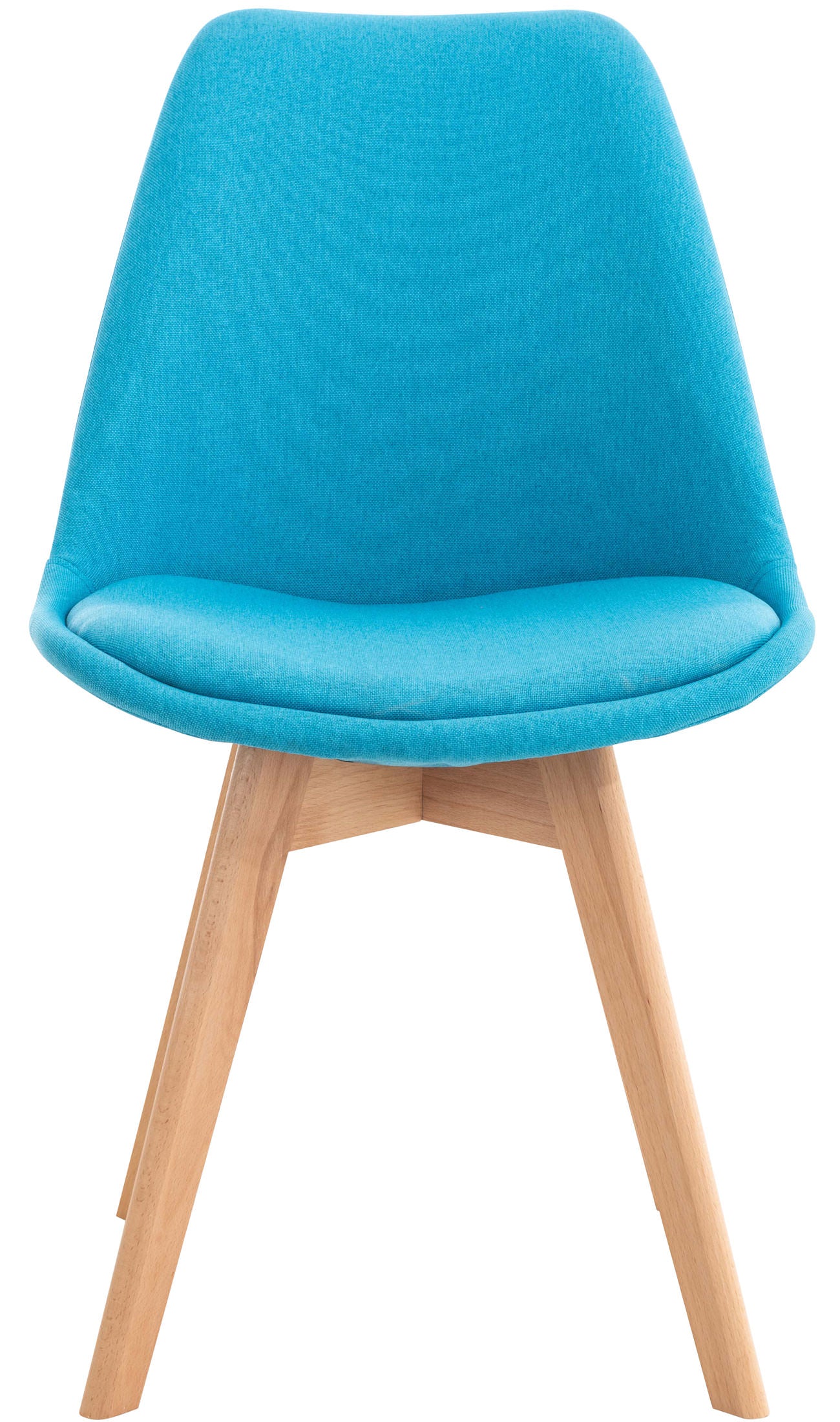 Turquoise Misurina dining chair, in fabric