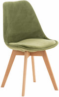 Misurina Dining Chair, light green, velvet