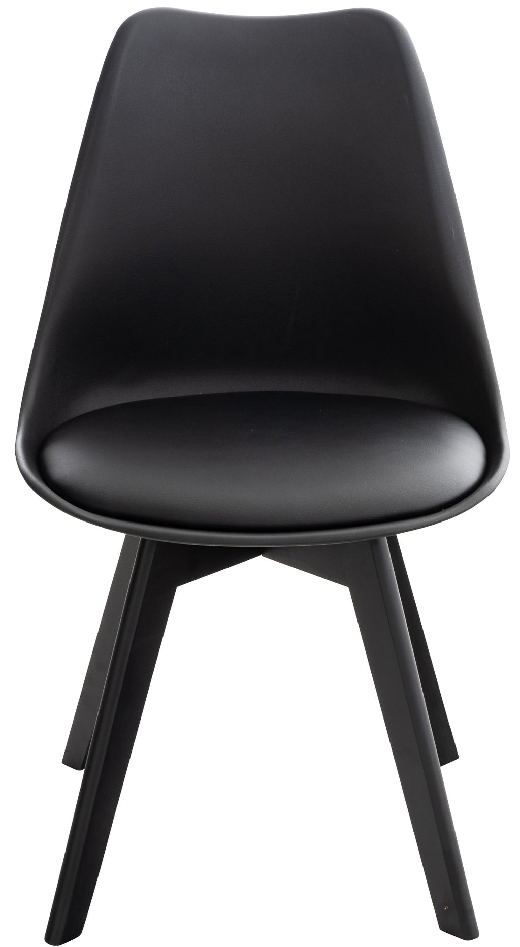 Sedia Pranzo Misurina nero/nero,Lampadastoffa