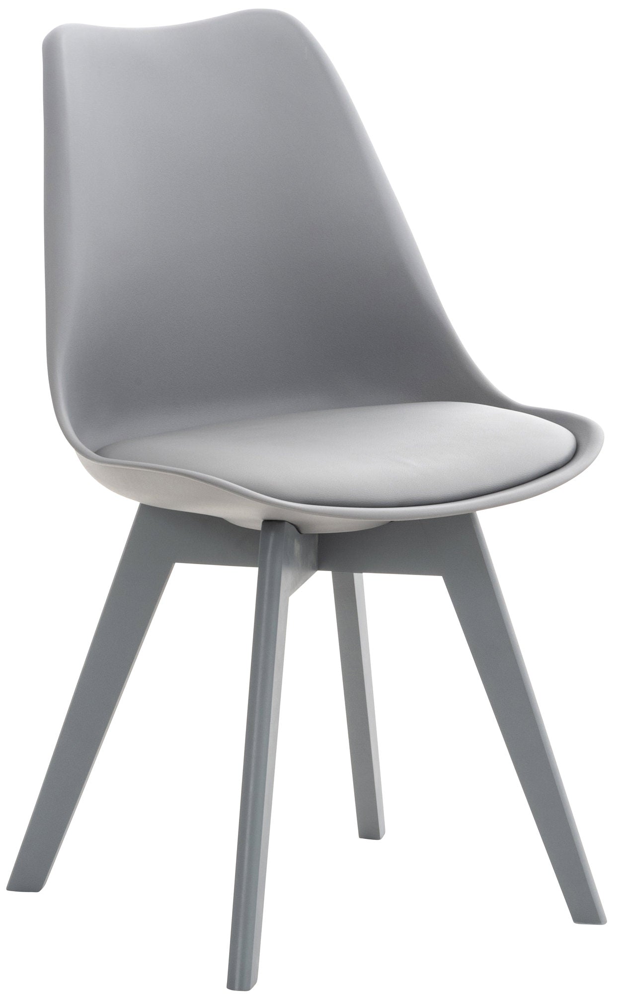Sedia Pranzo Misurina grigio/grigio,Lampadastoffa