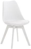 Sedia Pranzo Misurina bianco/bianco,Lampadastoffa