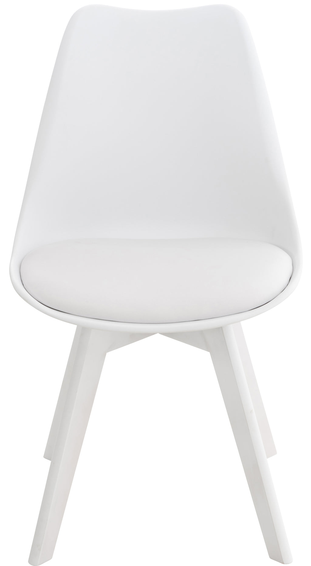 Misurina Dining Chair White/White, Fabric Lamp