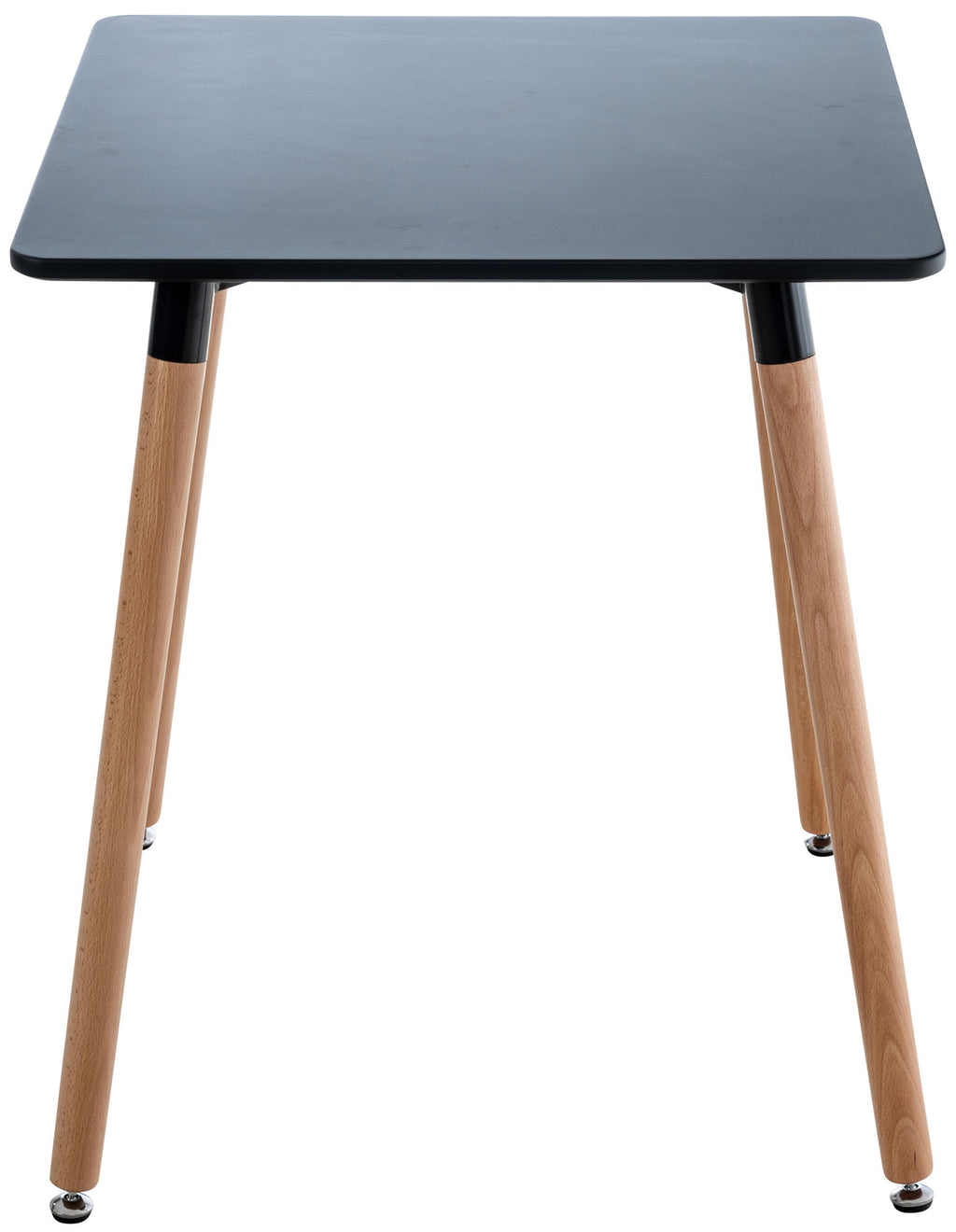 Comelico Black Square Kitchen Table, 60 cm