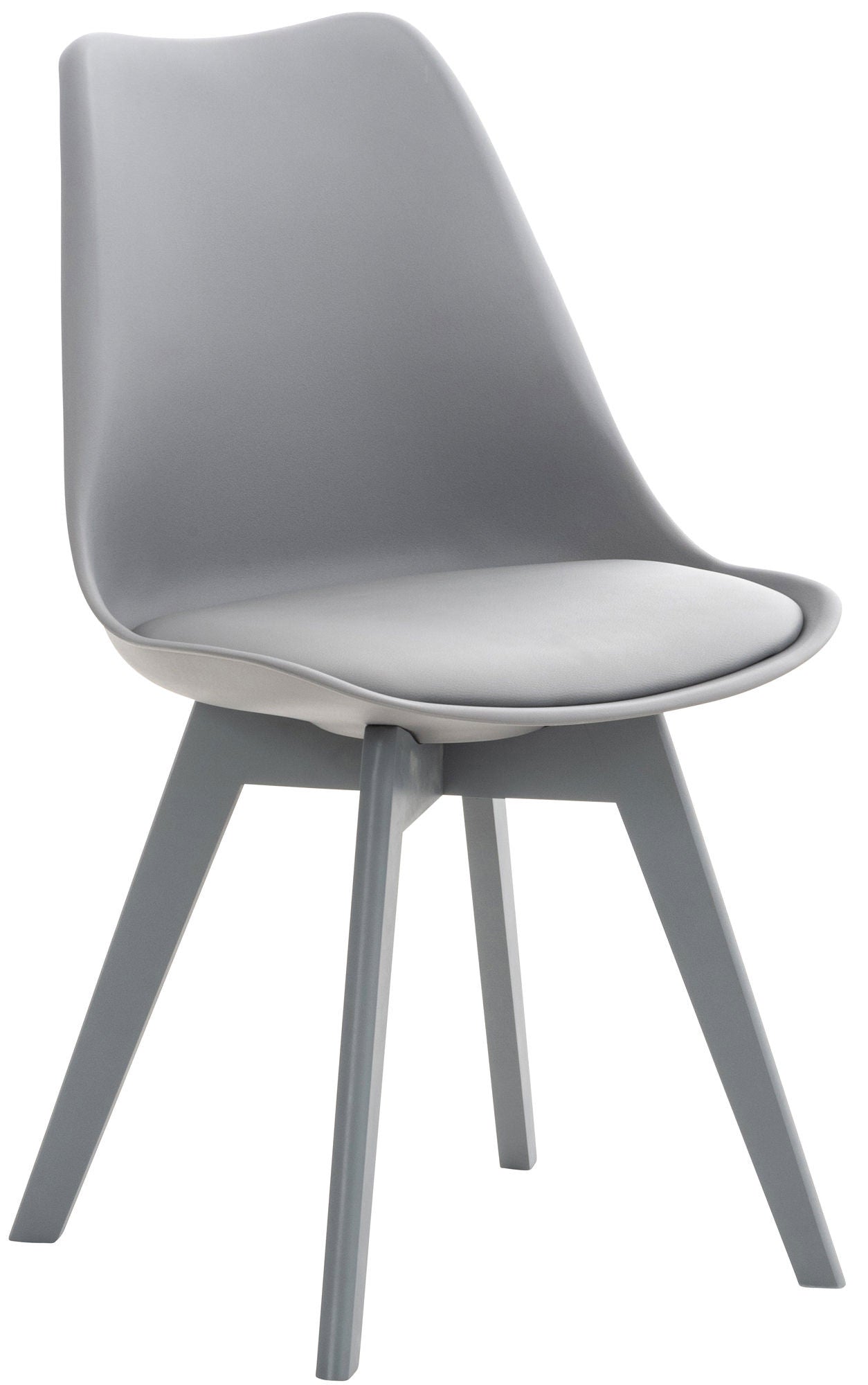 Sedia Pranzo Misurina grigio/grigio,Lampadastoffa