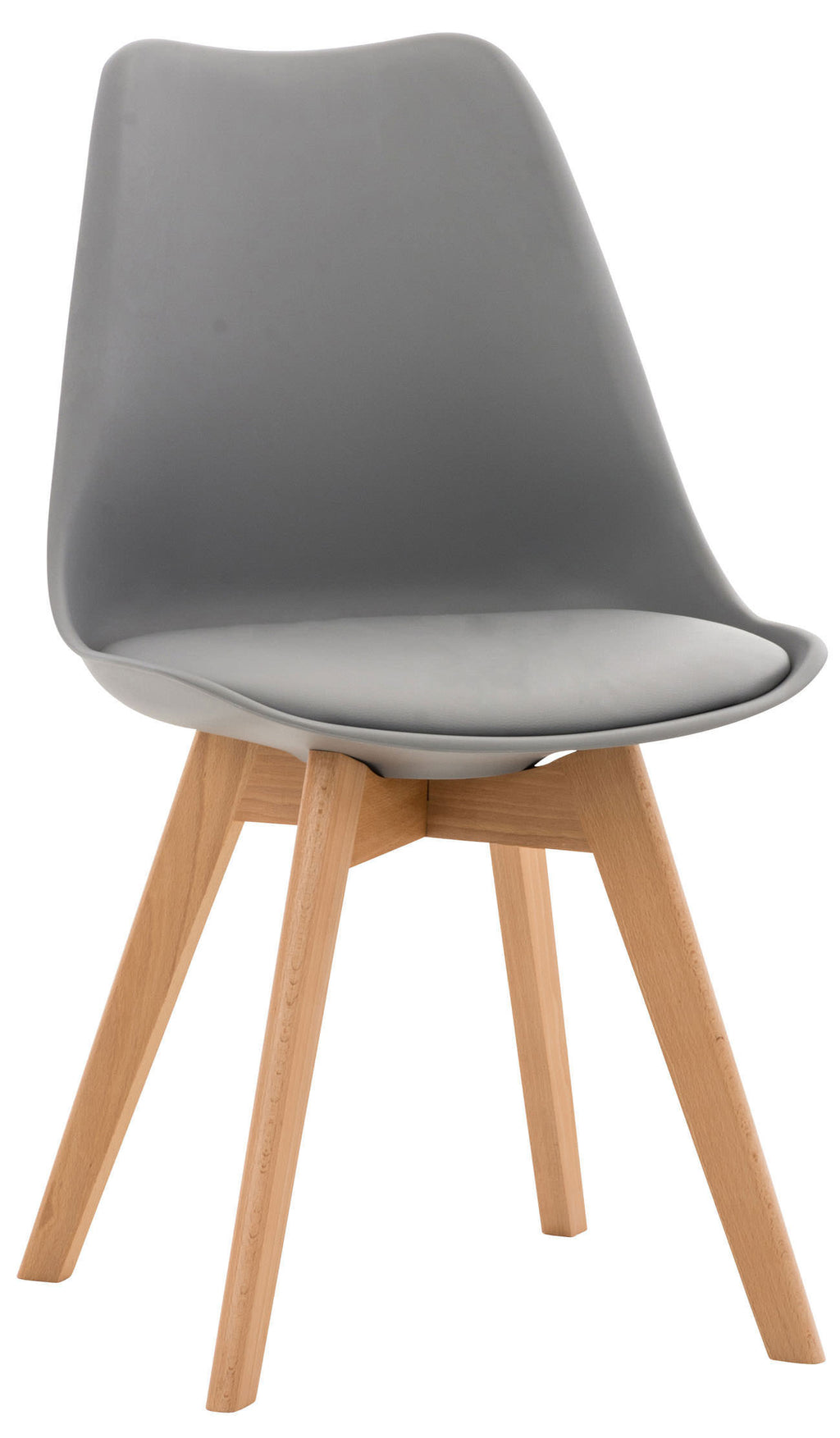 Sedia Pranzo Misurina grigio,Lampadastoffa