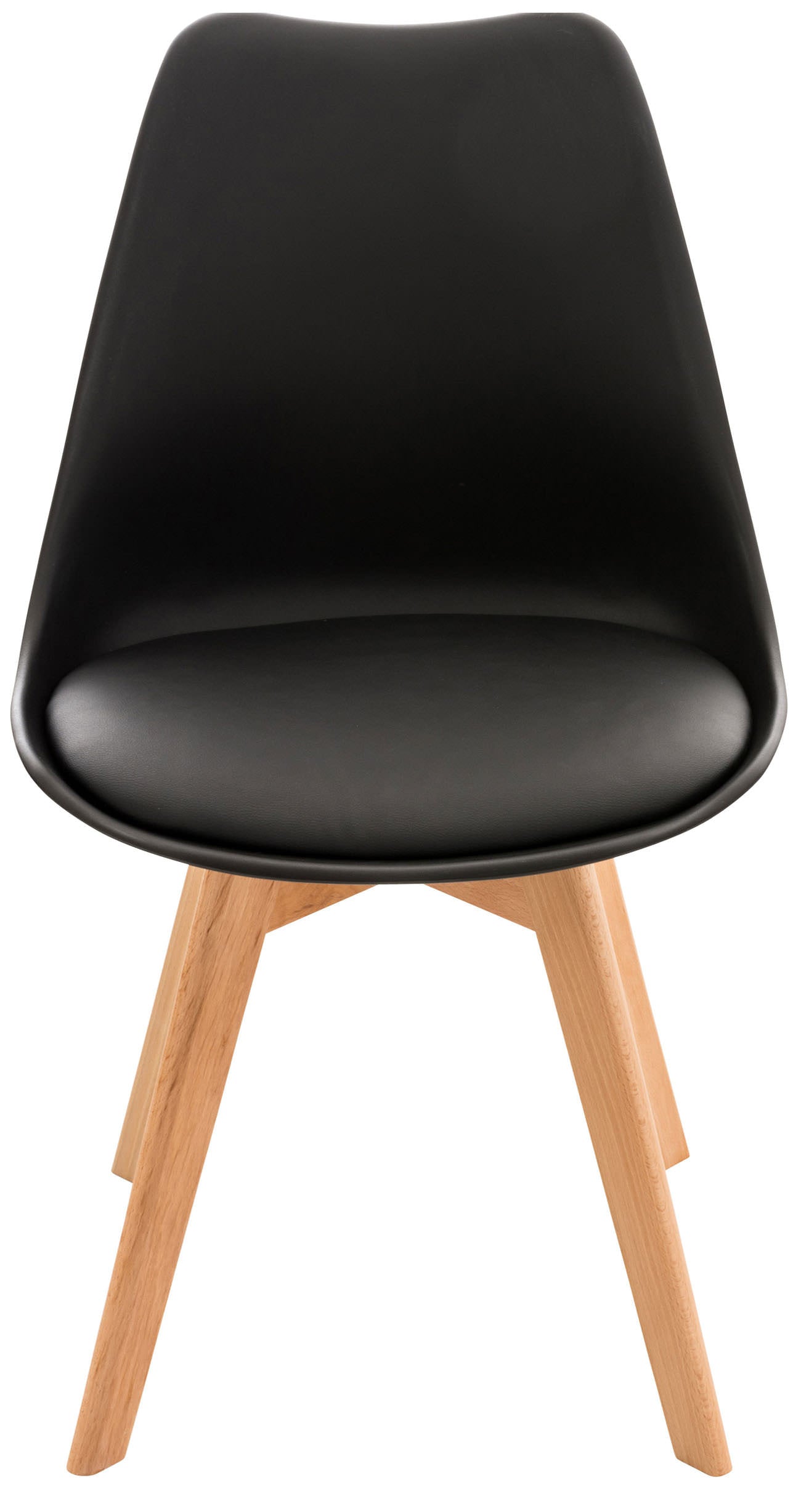 Sedia Pranzo Misurina nero,Lampadastoffa