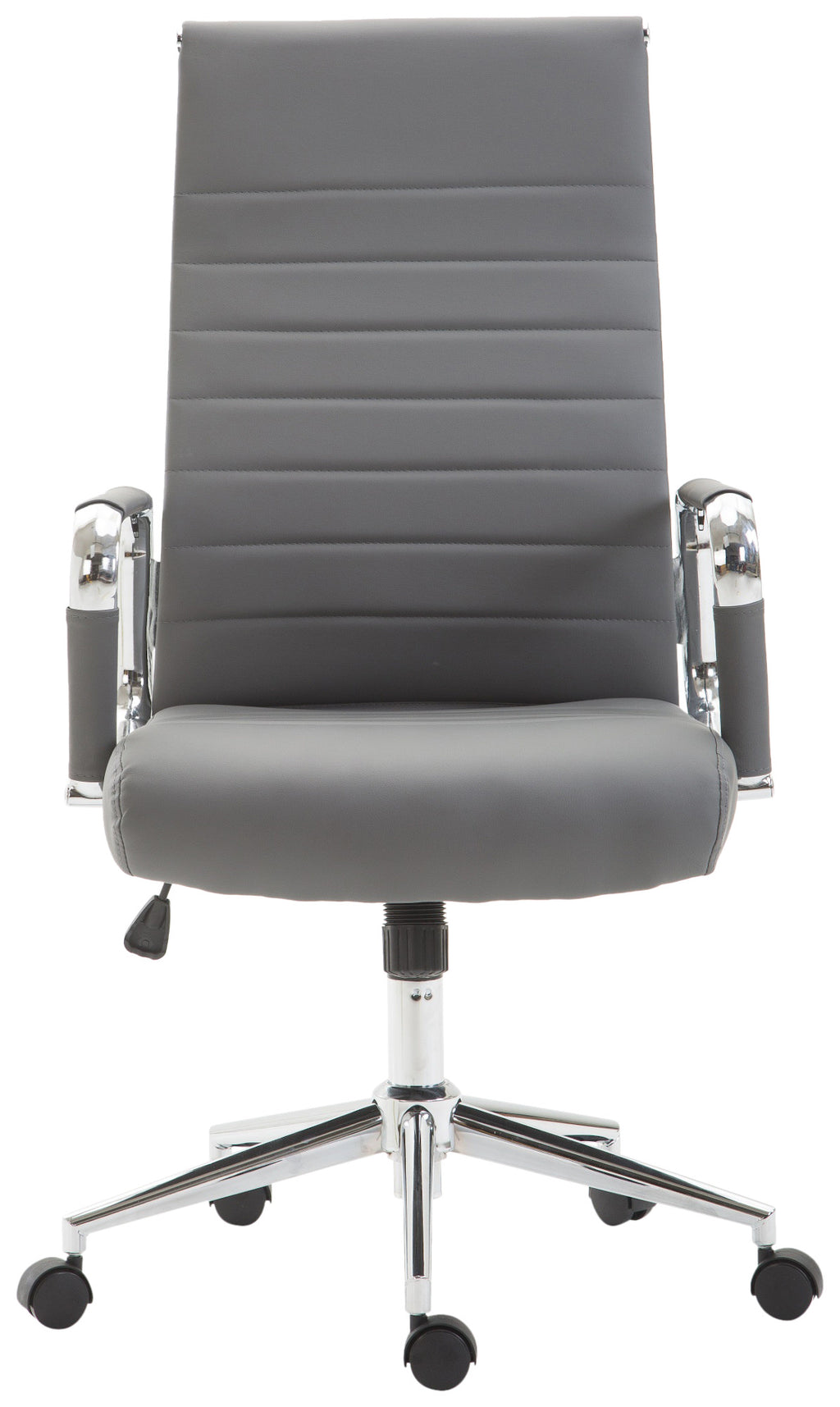 Sedia ufficio Basso Agordino in similpelle grigio
