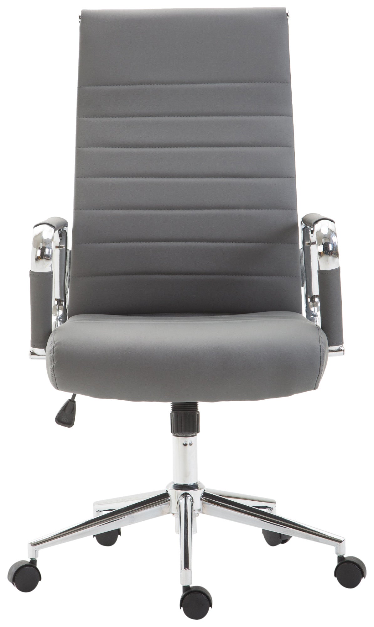 Sedia ufficio Basso Agordino in similpelle grigio