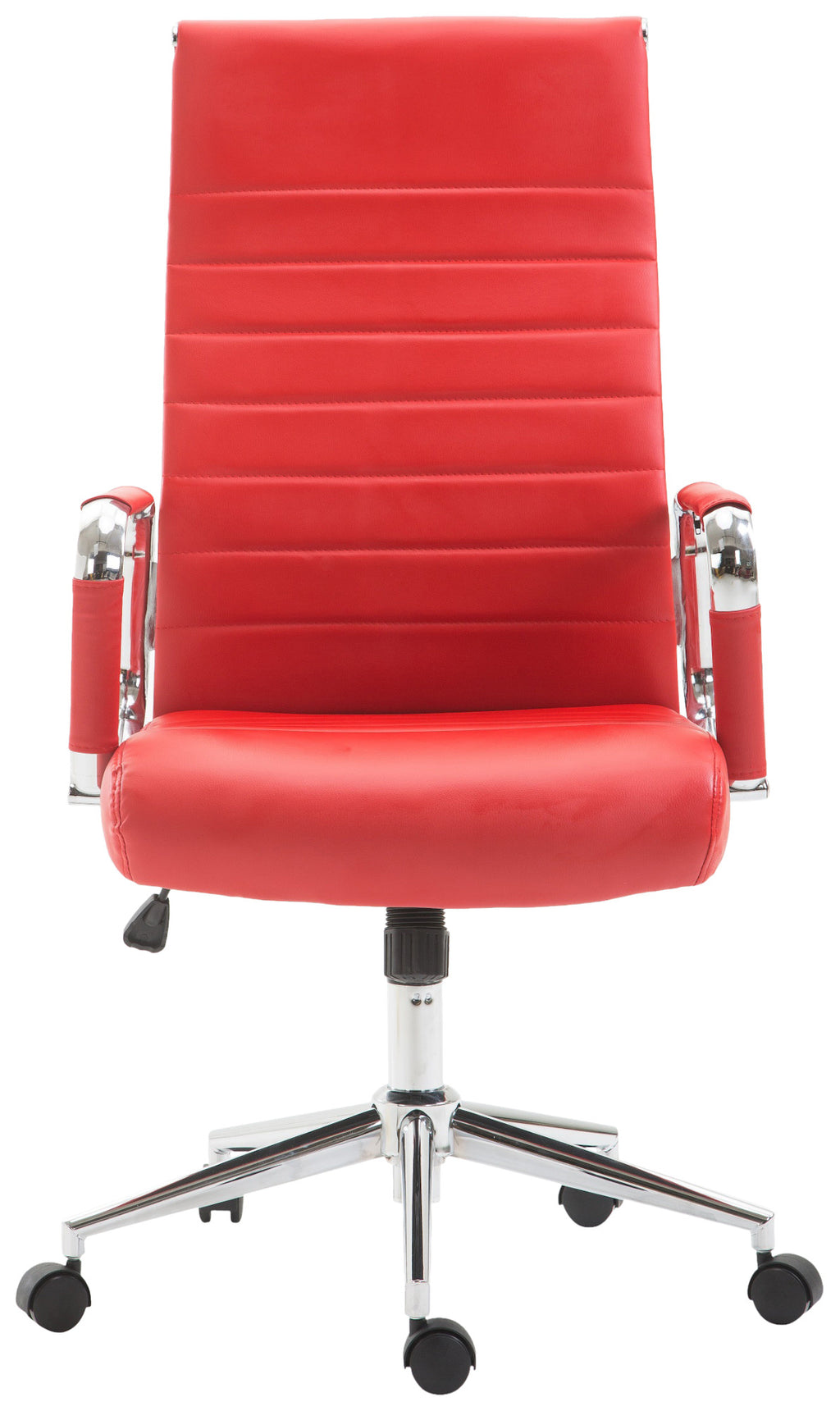 Basso Agordino office chair in red faux leather