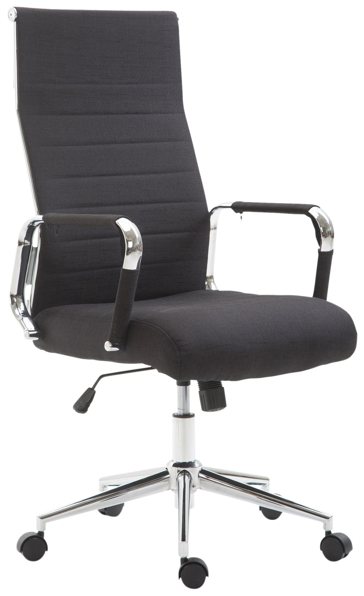 Basso Agordino office chair in black fabric