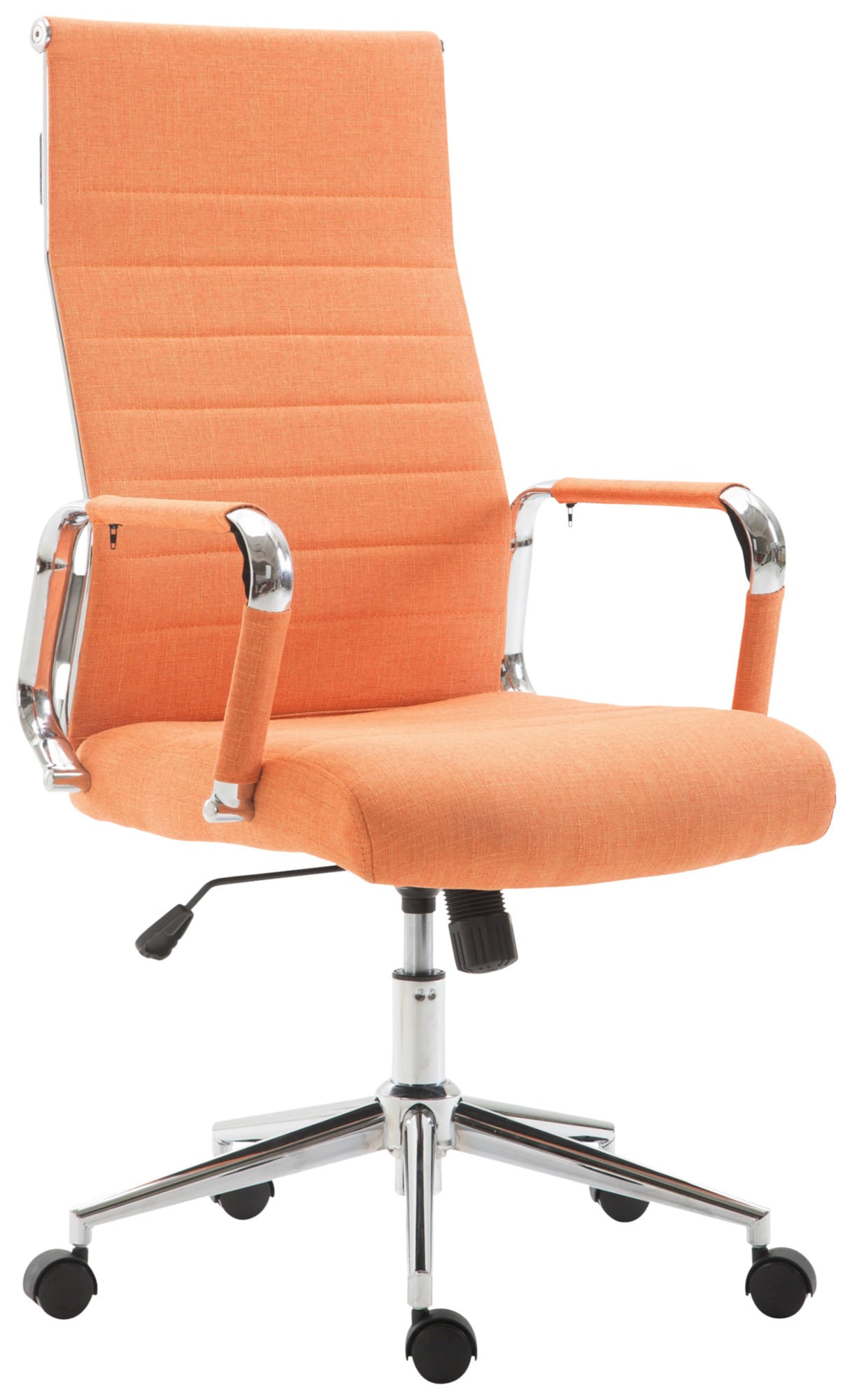 Basso Agordino office chair in orange fabric