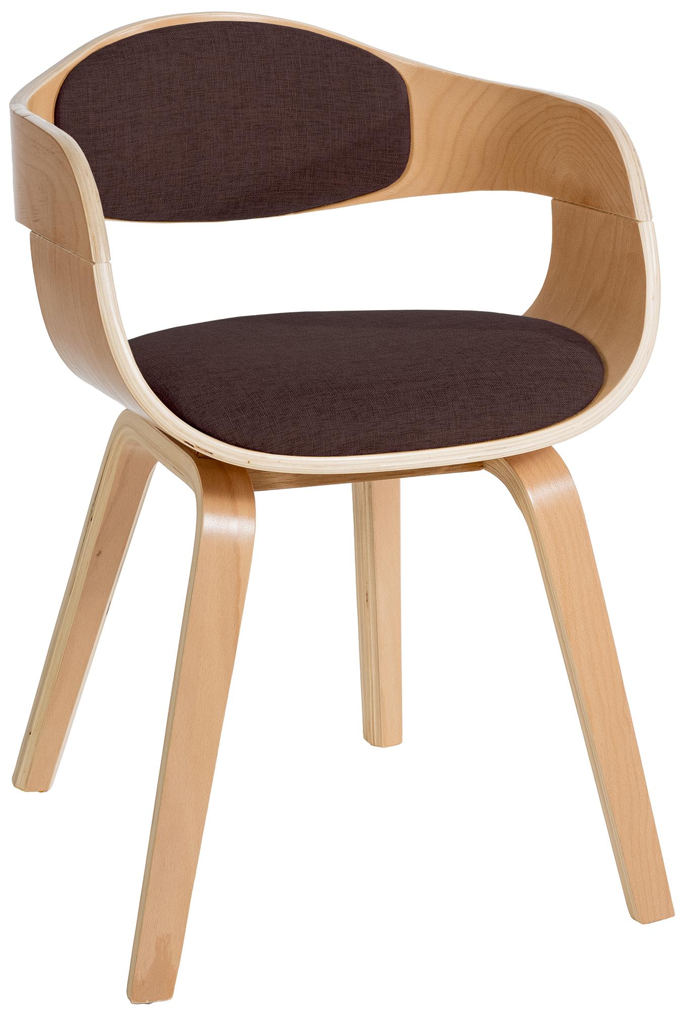 Arabba Chair in Natural/Brown Fabric