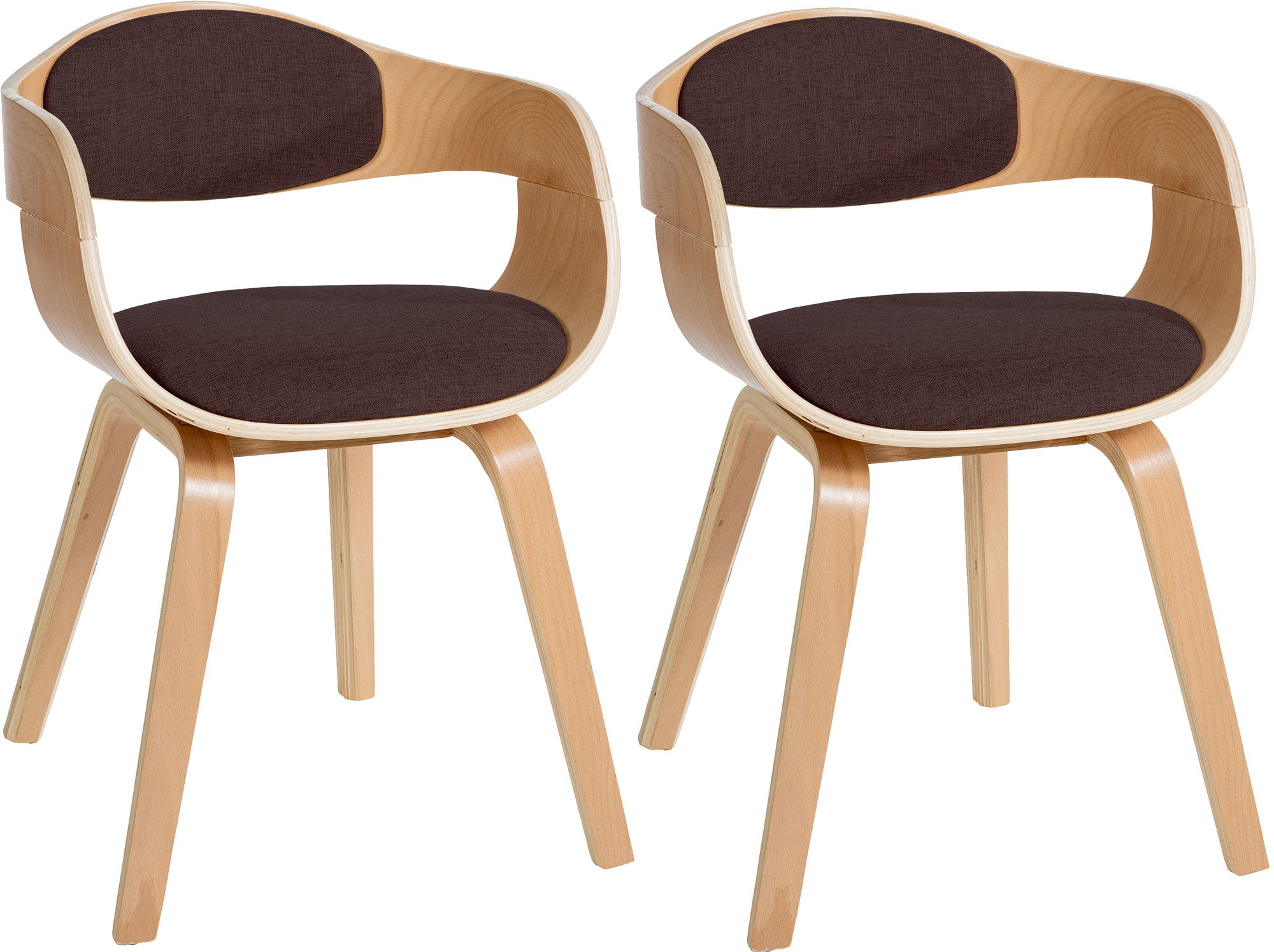 2er Set Arabba Chairs in Fabric