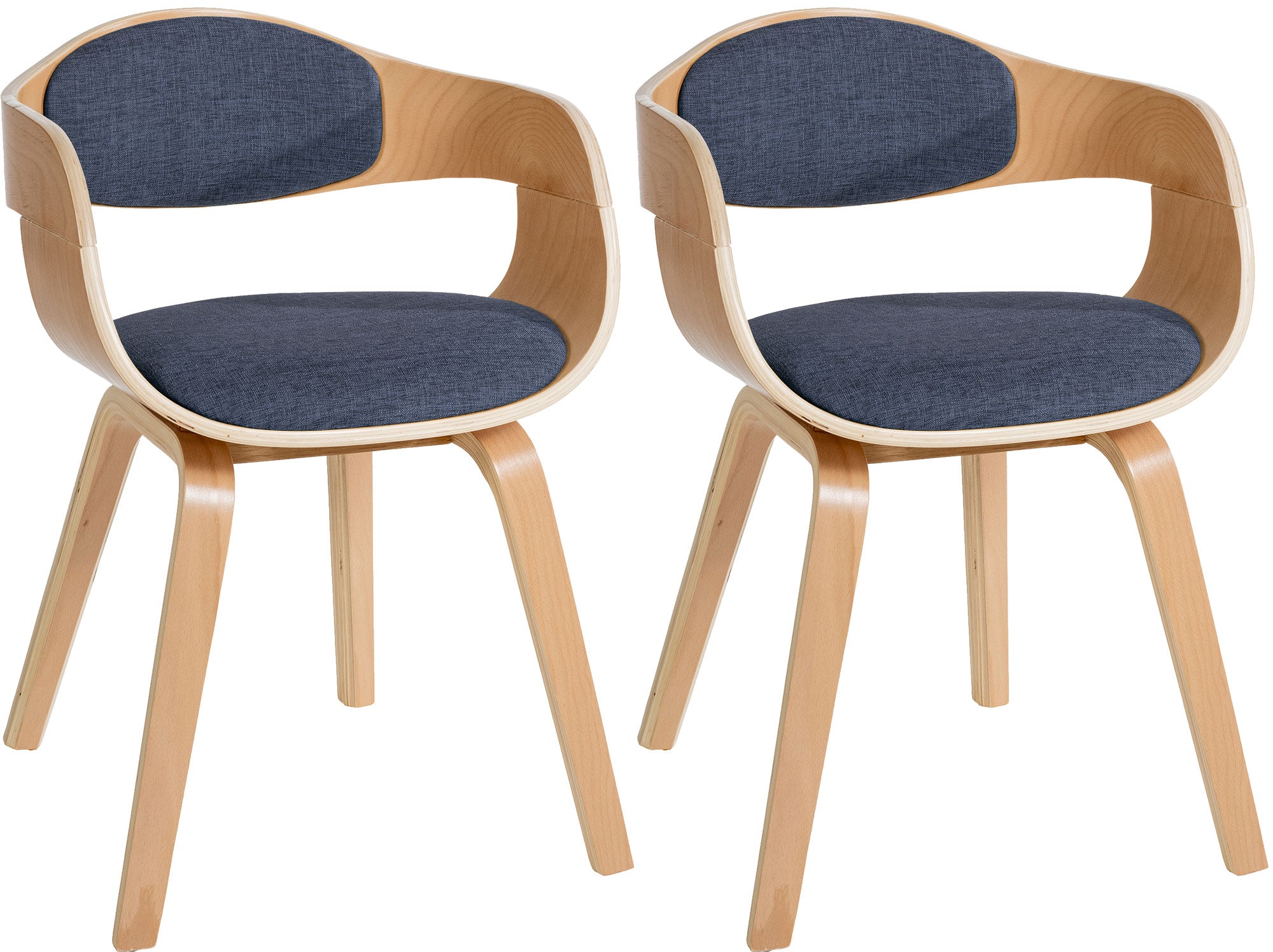 2er Set Arabba Chairs in Fabric