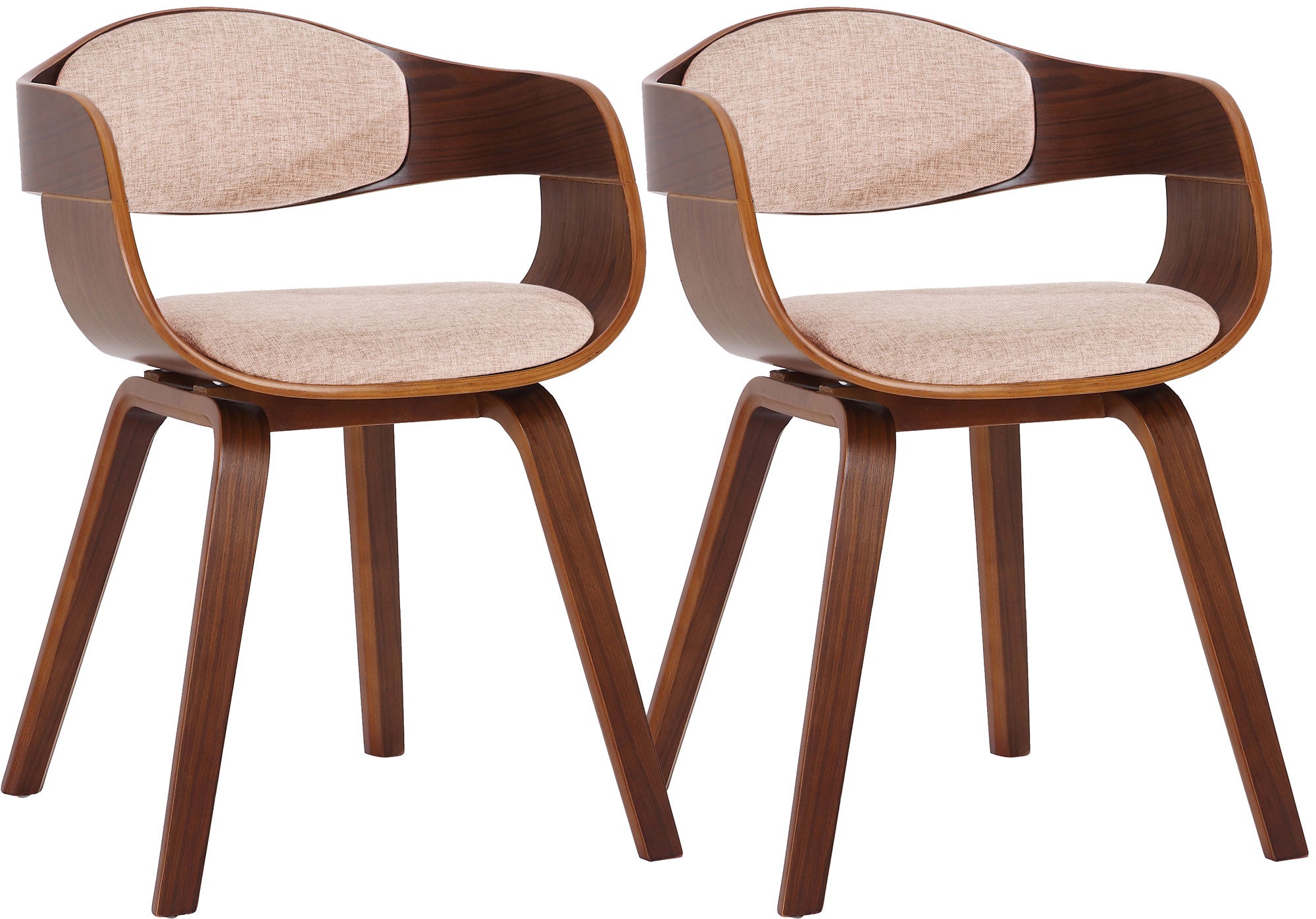 2er Set Arabba Chairs in Fabric