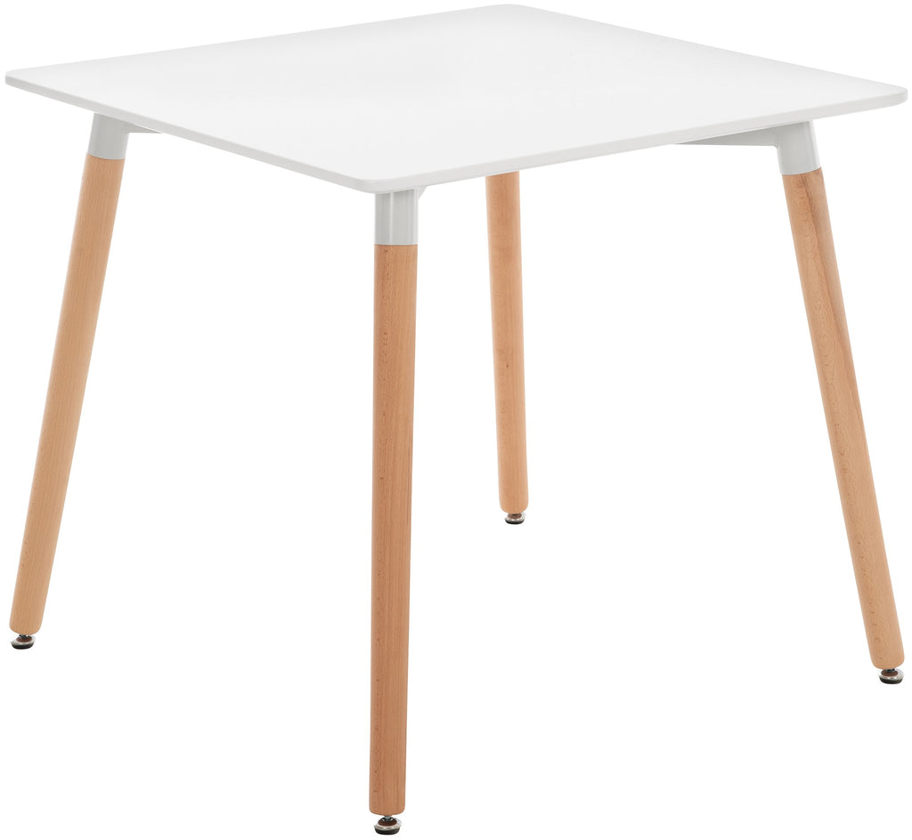 Tavolo Quadrato da Cucina Comelico bianco,80 cm