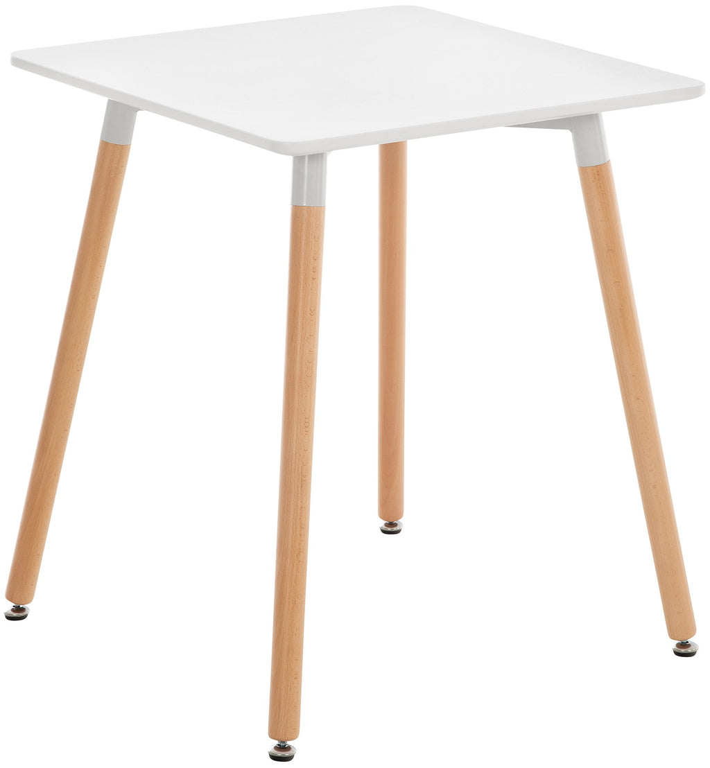 Tavolo Quadrato da Cucina Comelico bianco,60 cm