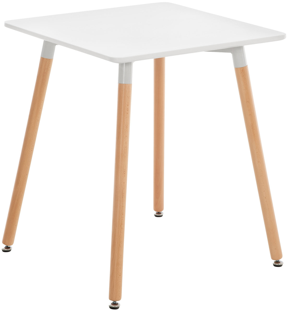 Tavolo Quadrato da Cucina Comelico bianco,60 cm
