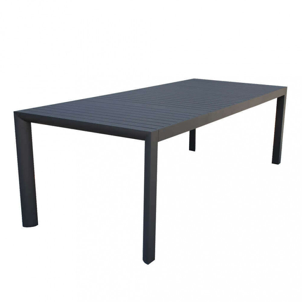 TAVOLO HOUSTON 160/240 X 100. Struttura e piano in allumino BIANCO o TAUPE o ANTRACITE Dimensioni: cm 160/240 x 100 x 74 h. Arredo Giardino