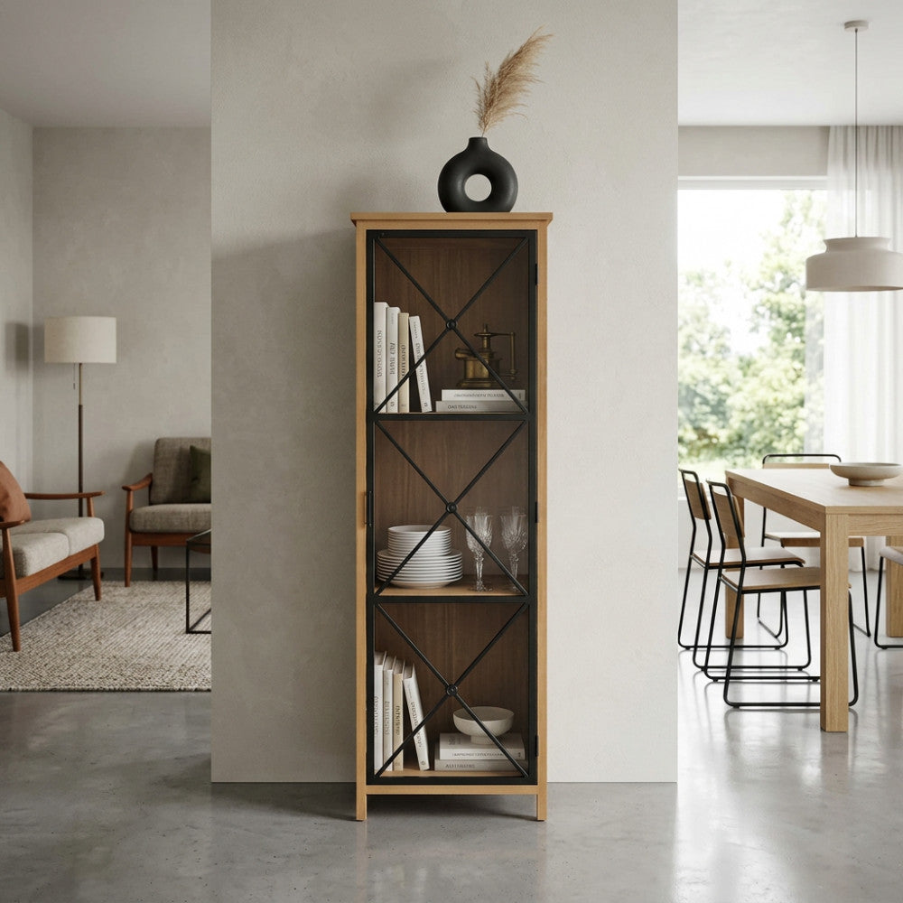 VETRINA CELESTINE. Dimensioni: cm 53 x 46 x 183,5 h. Arredo Giardino