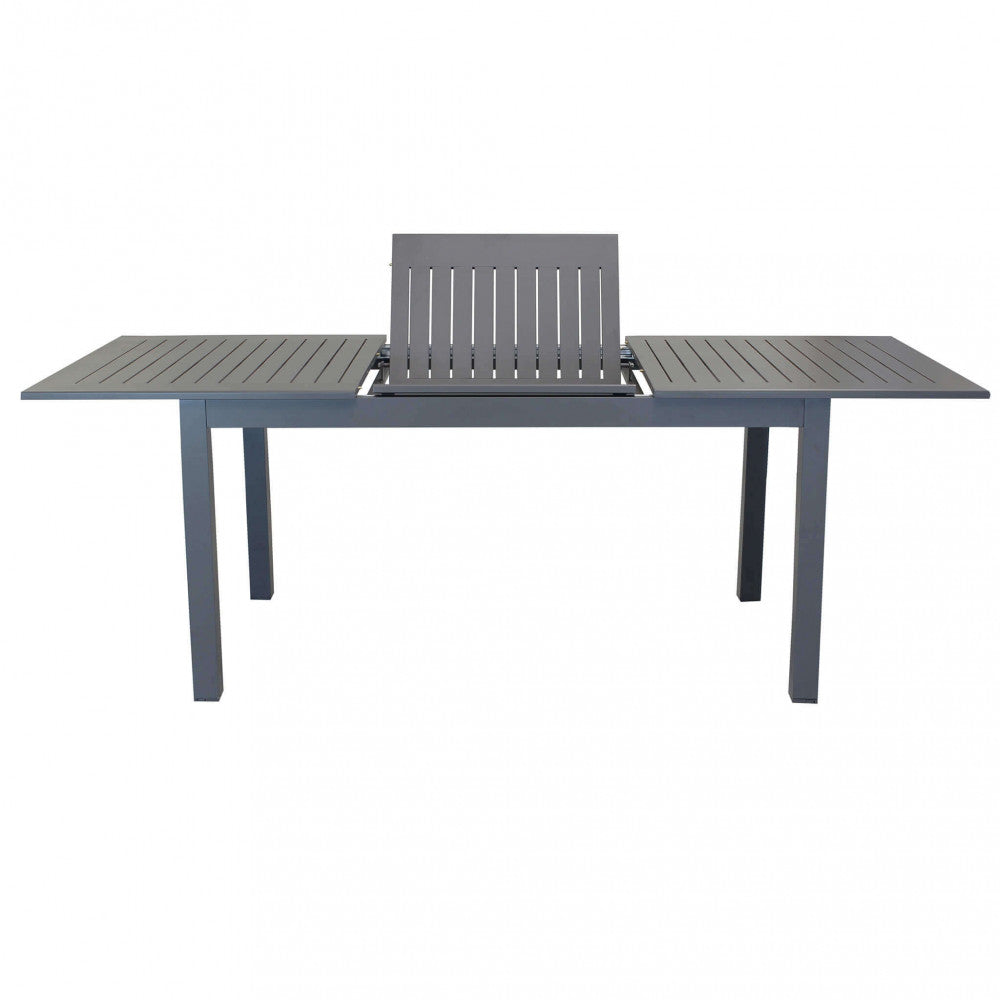 TAVOLO CUBA ALLUNGABILE 150/210 X 90. Struttura in alluminio verniciato BIANCO o TAUPE o TORTORA o ANTRACITE Dimensioni: cm 150/210 x 90 x 75 h. Arredo Giardino