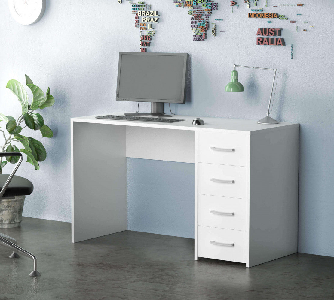 PORTA PC TOPAZ BIANCO. Porta PC in legno BIANCO Dimensioni: cm 120 x 50 x 74 h.