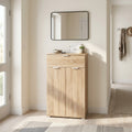 MOBILETTO DOLMA CON 2 ANTA E 1 CASSETTO NATURALE. Dimensioni: cm 27 x 38 x 103 h.