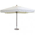 OMBRELLONE VENERE DE LUXE P/C 3 X 4. Telo in poliestere BEIGE 270 gr palo in legno ò 48 mm x 260 cm 8 stecche 20 x 35 mm intercambiabili Dimensioni: m 3 x 4. Arredo Giardino