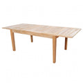 TAVOLO RIBOT 200/300 X 100. Tavolo in teak Dimensioni: cm 220/300 x 100 x 75 h. Arredo Giardino