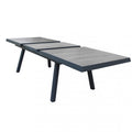 TAVOLO SEATTLE 205/265 X 105. Struttura in allumino ANTRACITE, TAUPE o BIANCA piano del tavolo in ceramica effetto legno GRIGIO nel taupe NATURALE Dimensioni: cm 205/265 x 105 x 75 h. Arredo Giardino