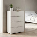 CASSETTIERA SAMOA 4 CASSETTI BIANCA. Dimensioni: cm 60 x 38 x 85 h.
