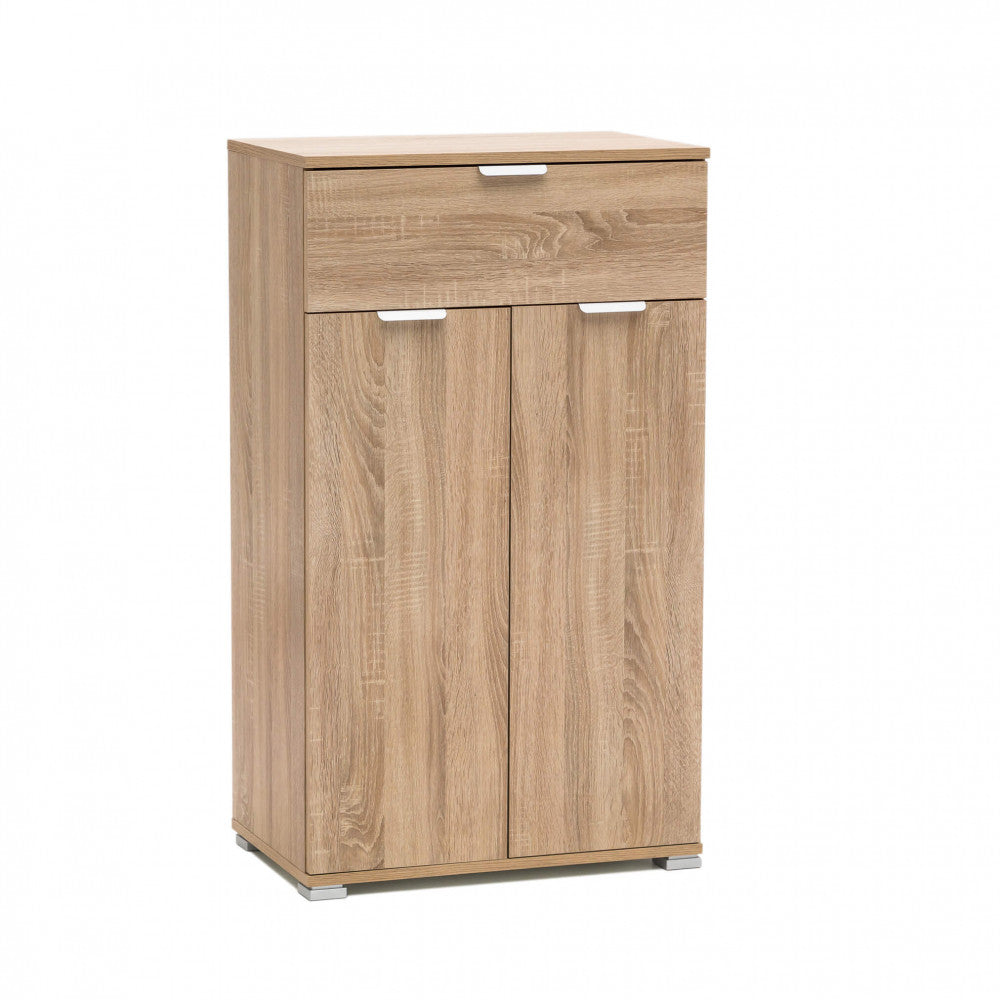 MOBILETTO DOLMA CON 2 ANTA E 1 CASSETTO NATURALE. Dimensioni: cm 27 x 38 x 103 h.