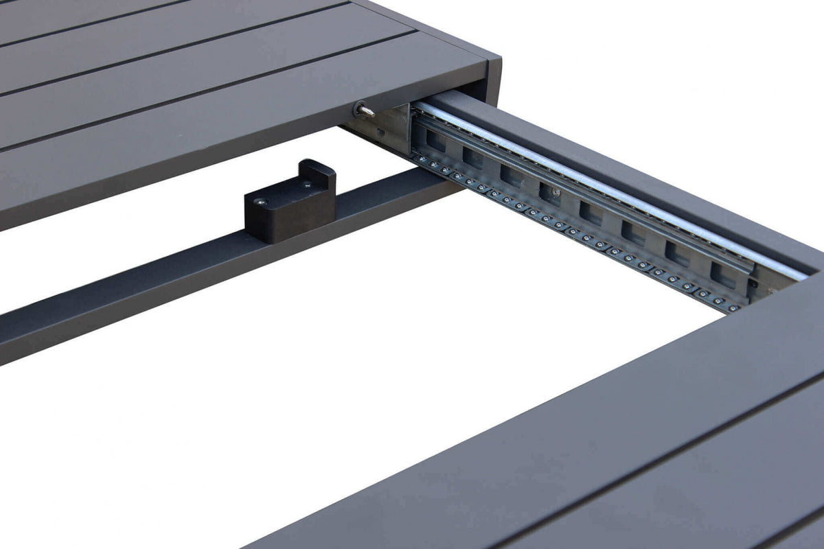TAVOLO HOUSTON 225/300 X 100. Struttura in allumino ANTRACITE o TAUPE o BIANCO Dimensioni: cm 225/300 x 100 x 75 h. Arredo Giardino