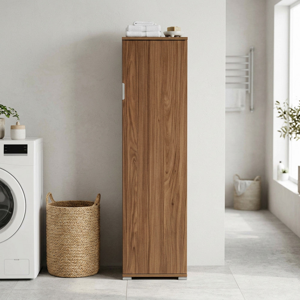 PORTASCOPE ELEA TINTA NOCE. Dimensioni: cm 40 x 33 x 151 h.