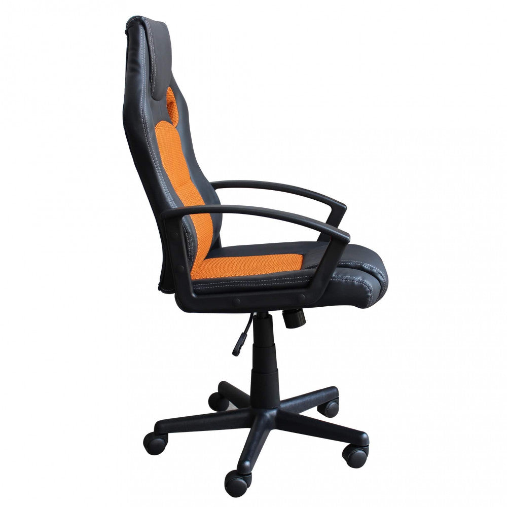 RED AND BLACK UNCHARTED GAMING CHAIR. Dimensions: 61 x 65 x 104-113.5 cm.