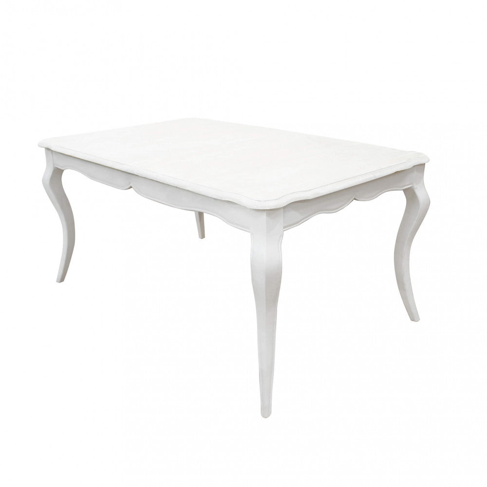 TAVOLO CROSS 160/200 X 100 BIANCO. Dimensioni:. Arredo Giardino