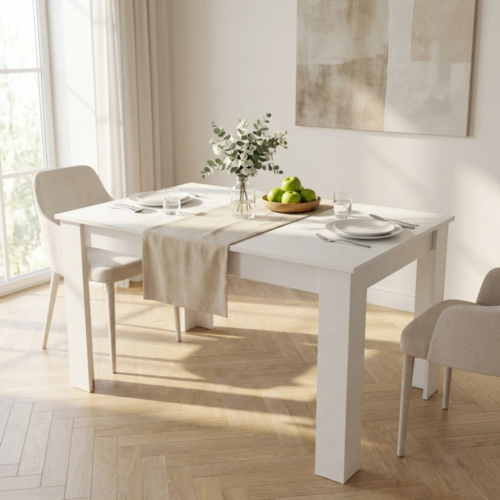 TAVOLO PEPPER BIANCO. Tavolo in legno BIANCO Dimensioni: cm 138 x 80 x 75 h. Arredo Giardino