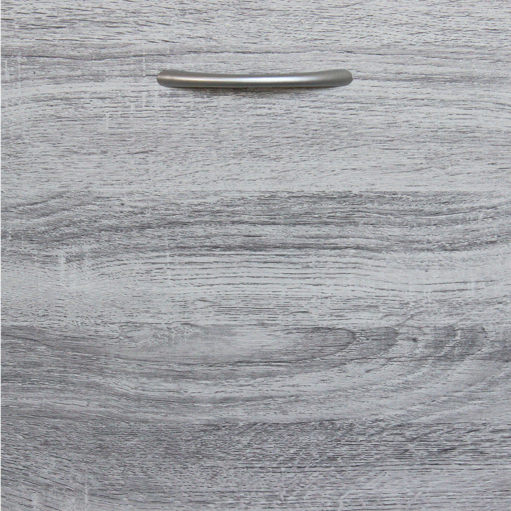 SCARPIERA WENDY GRIGIO CHIARO. Scarpiera con 4 ante in legno Dimensioni: cm 60 x 24 x 150 h.