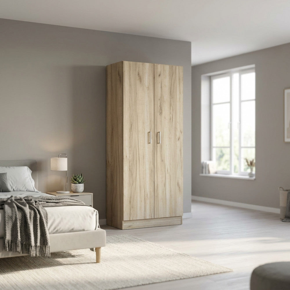 ARMADIO 2 ANTE LEOPOLD OLMO. Armadio in legno OLMO Dimensioni: cm 80 x 52 x 180 h.