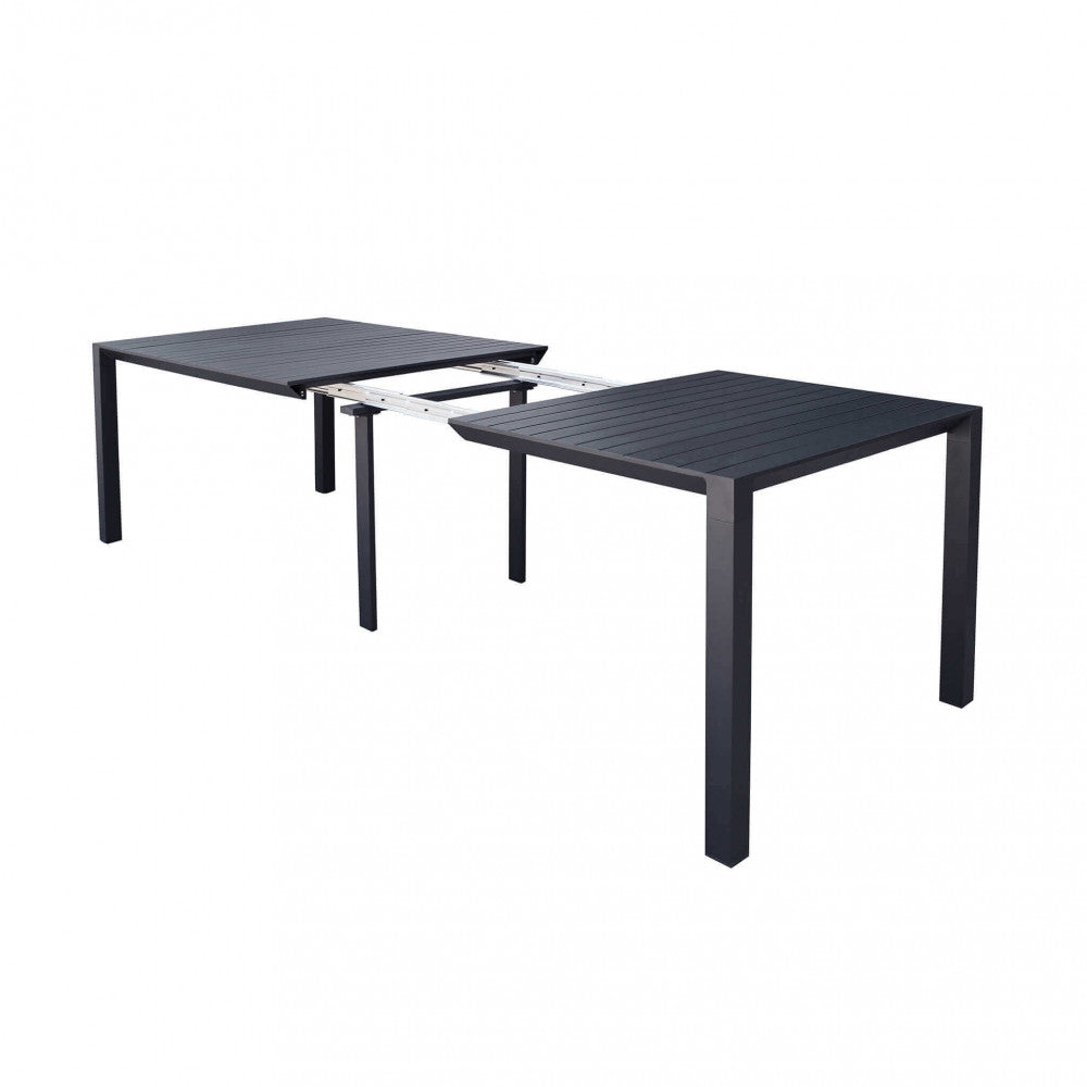 CONSOLLE 85 X 51,50/104/156/208/260. Struttura in alluminio verniciato BIANCO o ANTRACITE Dimensioni: cm 100 x 51,50/104/156/208/260 x 74 h.