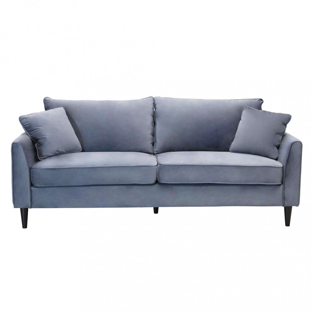 DIVANO 3 P CHANDLER. Divano in velluto TORTORA, BORDEAUX, GRIGIO o BLU Dimensioni: cm 196 x 81 x 89 h.