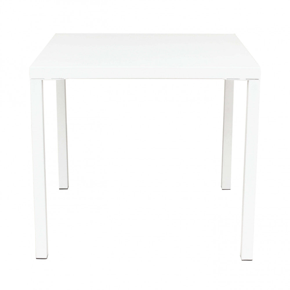 TAVOLO MANCHESTER 80 X 80 IMPILABILE. Metallo TORTORA, BIANCO, GRIGIO, TAUPE tubi 40 x 40 x 1 mm Verniciato a polvere Dimensioni: cm 80 x 80 x 73h. Arredo Giardino