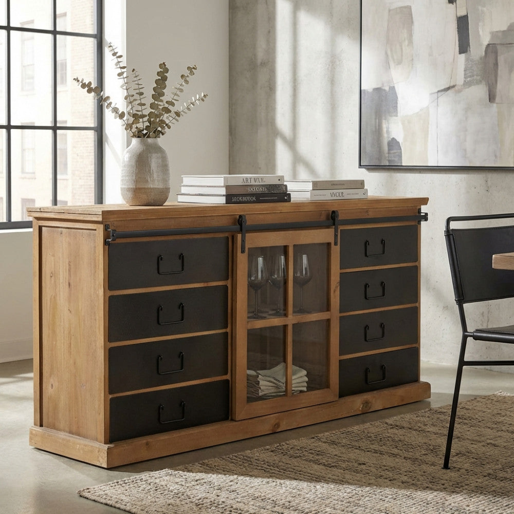 MOBILE CORDELL. Dimensioni: cm 147 x 42,3 x 75 h.