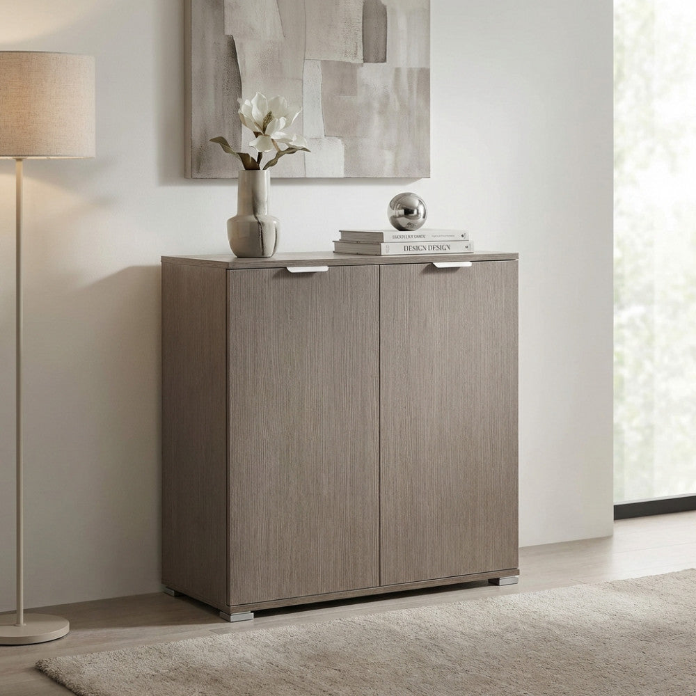 MOBILETTO WENDY 2 ANTE ROVERE GRIGIO. Dimensioni: cm 75 x 38 x 85 h.