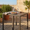 MANCHESTER TABLE 80 x 80 STACKABLE. Metal tubes 40 x 40 x 1 mm, powder coated. Dimensions: 80 x 80 x 73 cm. Garden Furniture