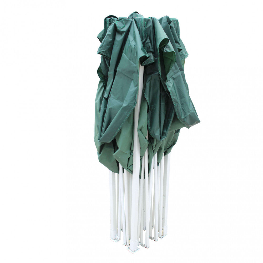 GAZEBO PARTY 3 X 4,5. Telo in poliestere BIANCO o VERDE 420D struttura in metallo Dimensioni: m 3 x 4,5. Arredo Giardino