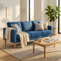 RAMSEY 3-SEATER SOFA. LIGHT GREY or DARK GREY or BLUE or BEIGE sofa with polypropylene legs. Dimensions: 180 x 73 x 82 h cm.
