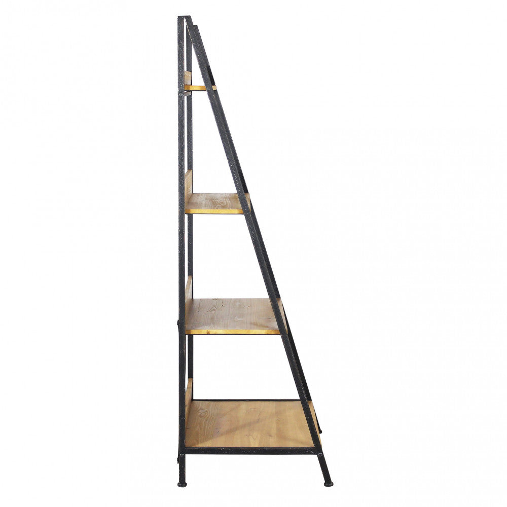 MOBILE BASIL. Mobile in ferro e legno con 4 ripiani Dimensioni: cm 62 x 49,5 x 147 h.